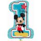 Disney Mickey  Blue First Birthday Foil Balloon 71 cm