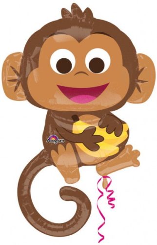 Monkey Happy foil balloon 91 cm