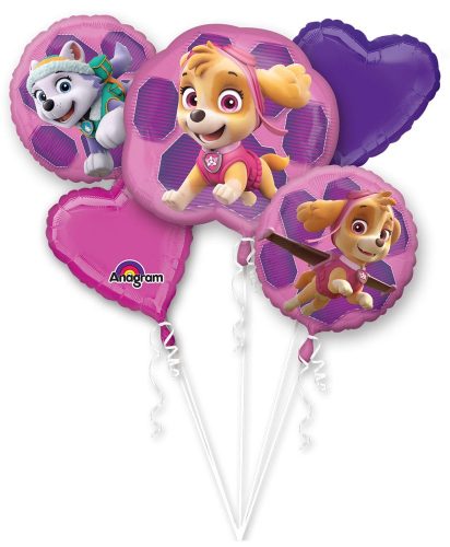 Paw Patrol Pink foil balloon 5-piece set