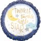 Twinkle twinkle little star Moon foil balloon 43 cm