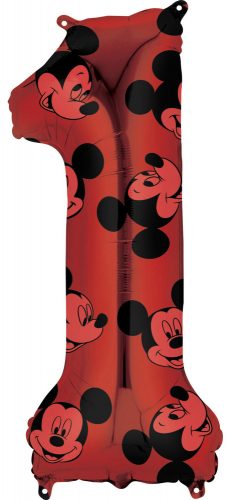 Disney Mickey  foil balloon number 1 - 66 cm