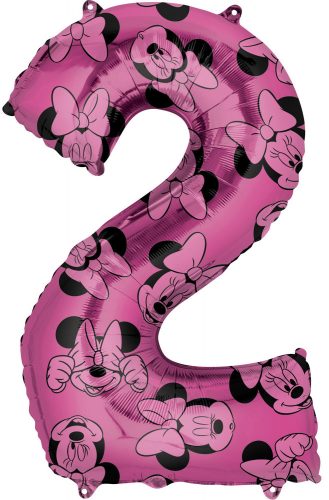 Disney Minnie  Foil Balloon Number 2 - 66 cm