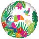 Toucan Leaf Tropical Foil Balloon 43 cm