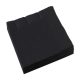 Colour Black Black napkin pack of 20, 33x33 cm