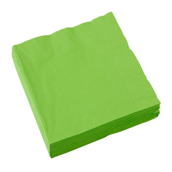 Colour Kiwi Green Napkin 20 pieces 33x33 cm