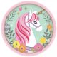 Unicorn Magical paper plate 8 pcs 18 cm