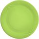 Colour Kiwi Green Paper Plate 8 pcs 23 cm