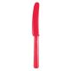 Colour Cutlery, knife - 10 pieces Apple Red