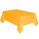 Colour Sunshine Yellow, Yellow Paper Tablecloth 137x274 cm