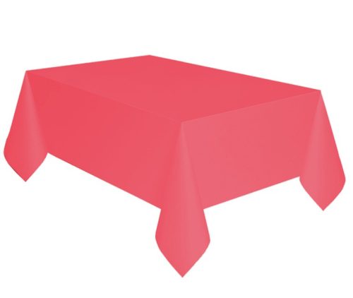 Colour Apple Red, Red Paper Tablecloth 137x274 cm