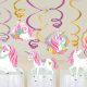 Unicorn Magical ribbon decoration 12-piece set