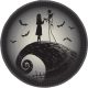 The Nightmare Before Christmas Black paper plate 23 cm set of 8