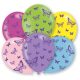 Butterfly Colorful balloon, 6-pack 11 inch (27.5 cm)