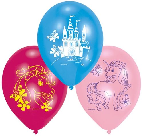 Unicorn Pink balloon, 6 pcs 9 inch (22.8 cm)