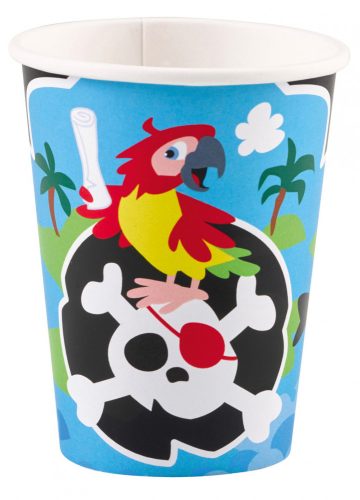 Pirate Privateer paper cup 8 pcs 250 ml