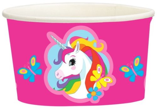 Unicorn paper ice cream cup 8 pcs 270 ml