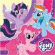 My Little Pony Rainbow Sparkle napkins 20 pcs 33x33 cm