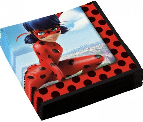 Miraculous Ladybug City 20-piece napkin 33x33 cm