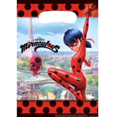 Miraculous Ladybug City gift bag 8 pcs