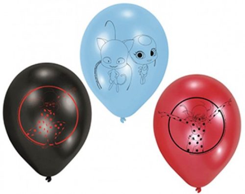 Miraculous Ladybug City balloon 6 pcs 9 inch (22.8 cm)