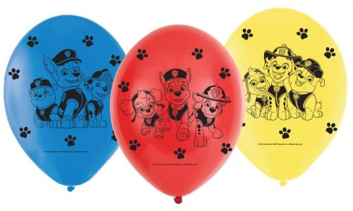 Paw Patrol Heroes balloon, 6 pcs 9 inch (22.8 cm)