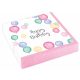 Happy Birthday Pastel Happy Birthday napkin 20 pcs 25x25 cm