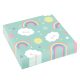 Rainbow Rainbow and Cloud and Cloud napkin 20 pcs 33x33 cm