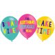 Happy Birthday Young and Fab Colorful balloon, 6 pcs 11 inch (27.5 cm)