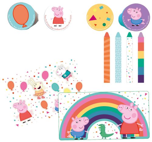 Peppa Pig Confetti stationery set (16 pcs)