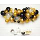 Colour Black Gold balloon, garland set of 66 pieces