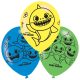 Baby Shark Music balloon 6 pcs 11 inch (27.5 cm)