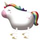 Unicorn walking foil balloon 81 cm