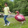 Flamingo Pink walking foil balloon 83 cm