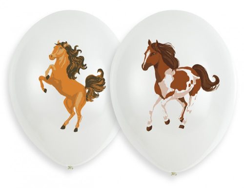 Horses Beautiful balloon, 6 pcs 11 inch (27 cm)