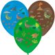 Dinosaur Species balloon set of 3 with accessories 14 inch (35.5 cm)