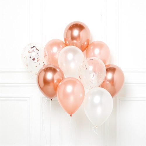 Colour Rose Gold balloon set of 10 pcs 11 inch (27.5 cm)