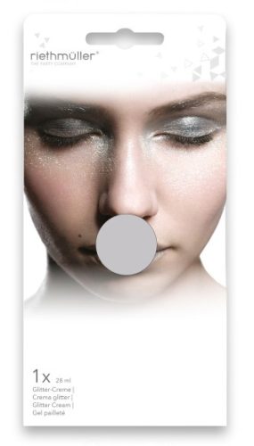 Party Make Up, Silver glitter face paint 28 ml