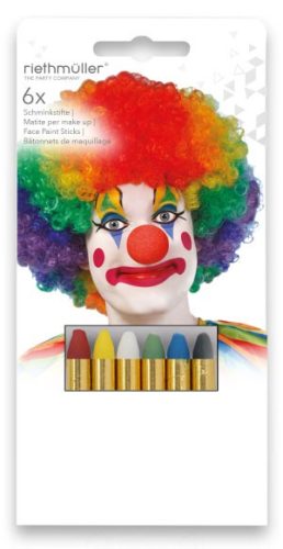 Party Colorful face painting set 6 pieces