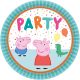 Peppa Pig Confetti paper plate set of 8, 23 cm