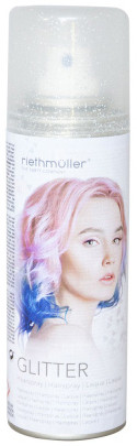 silver Glitter Hairspray, silver glittery hairspray 100 ml