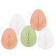 Easter i hanging egg decoration, set of 5