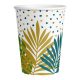 Key West Leaf paper cup 8 pcs 250 ml