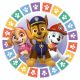 Paw Patrol Color Paws paper plate 8 pcs 18 cm