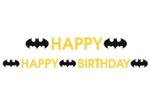 Batman City Happy Birthday sign 180 cm