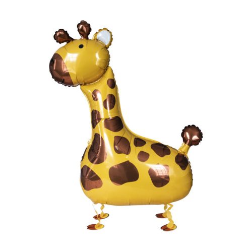 Giraffe Jungle walking foil balloon 109 cm