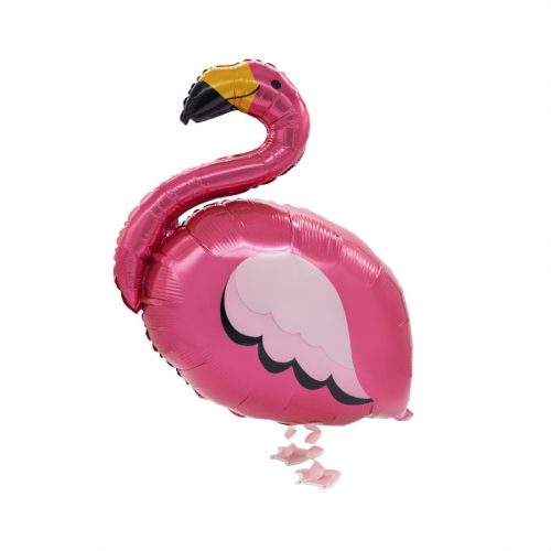 Flamingo Pink walking foil balloon 83 cm