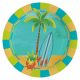 Summer Surf Party paper plate 8 pieces 23 cm