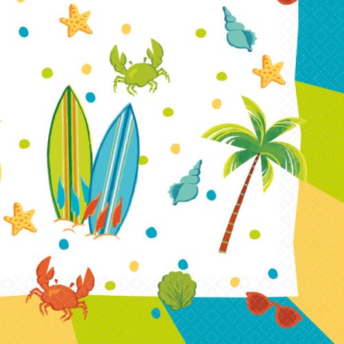 Summer Surf Party napkin 16 pcs 33x33 cm