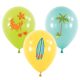 Summer Surf Party balloon, 6 pcs 11 inch (22.8 cm)