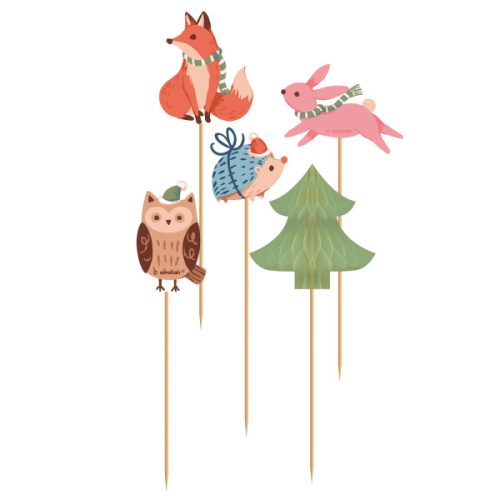 Christmas Winter Woodland Winter Woodland Decorative Sticks, Pack of 10